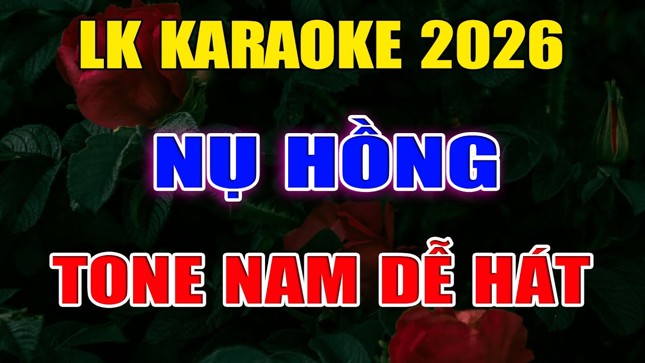 Liên Khúc Bolero Tone Nam Dễ Hát Karaoke Nụ Hồng Karaoke Đức Duy - Beat 2026