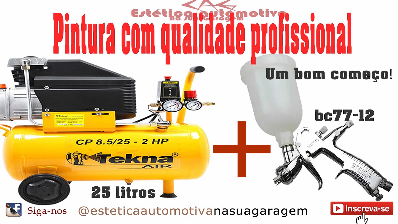 Pintura prime poliéster e verniz com steula bc77 e tekna 25 litros