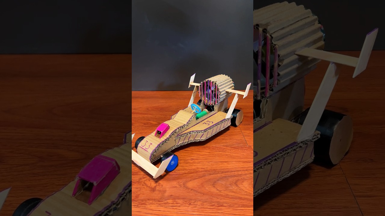F1 car DC motor diy #shortvideo #scinceproject #experiment #schoolscienceproject #shorts #diy