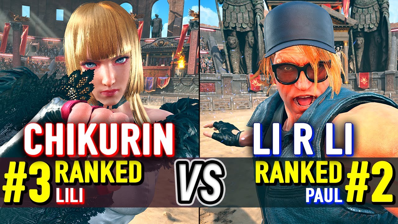 T8 🔥 CHIKURIN (#3 Ranked Lili) vs LI R LI (#2 Ranked Paul) 🔥 Tekken 8 High Level Gameplay