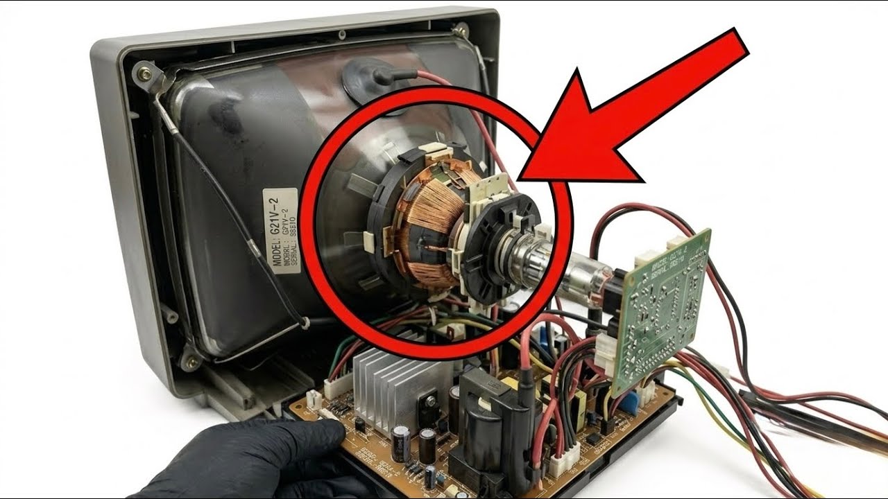 Repara cualquier TELEVISOR ANTIGUO con simple TRUCO!