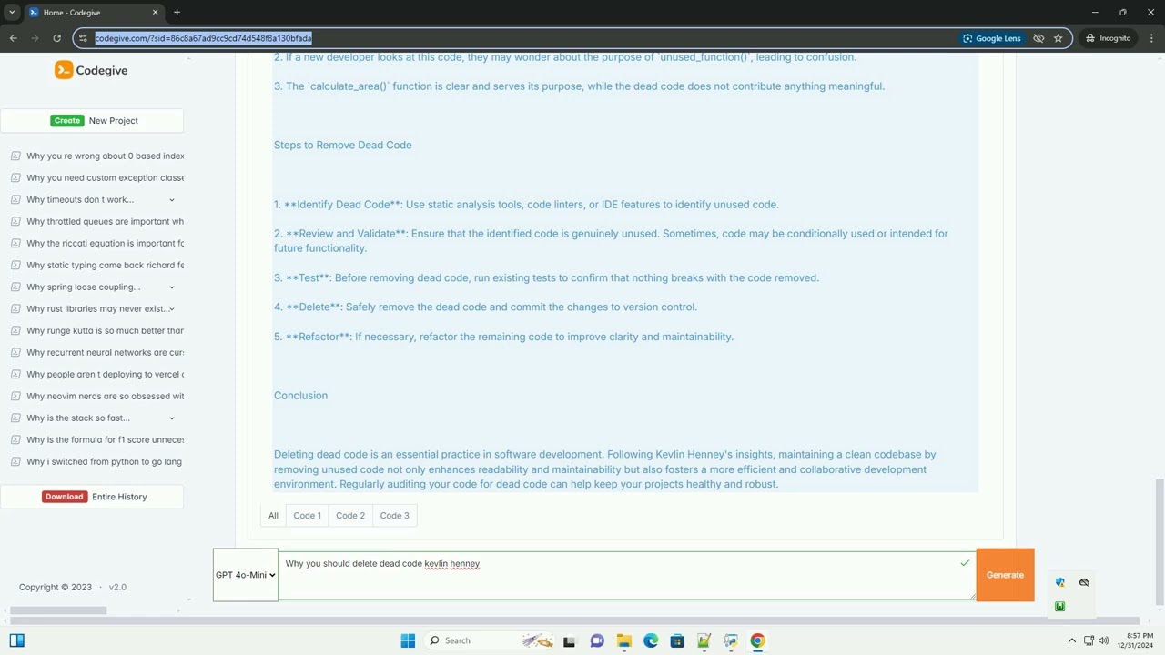 why you should delete dead code kevlin henney
