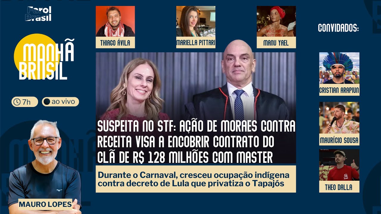 Moraes contra Receita: ação para encobrir contrato de R$ 128 mi do clã com Banco Master? |19.2