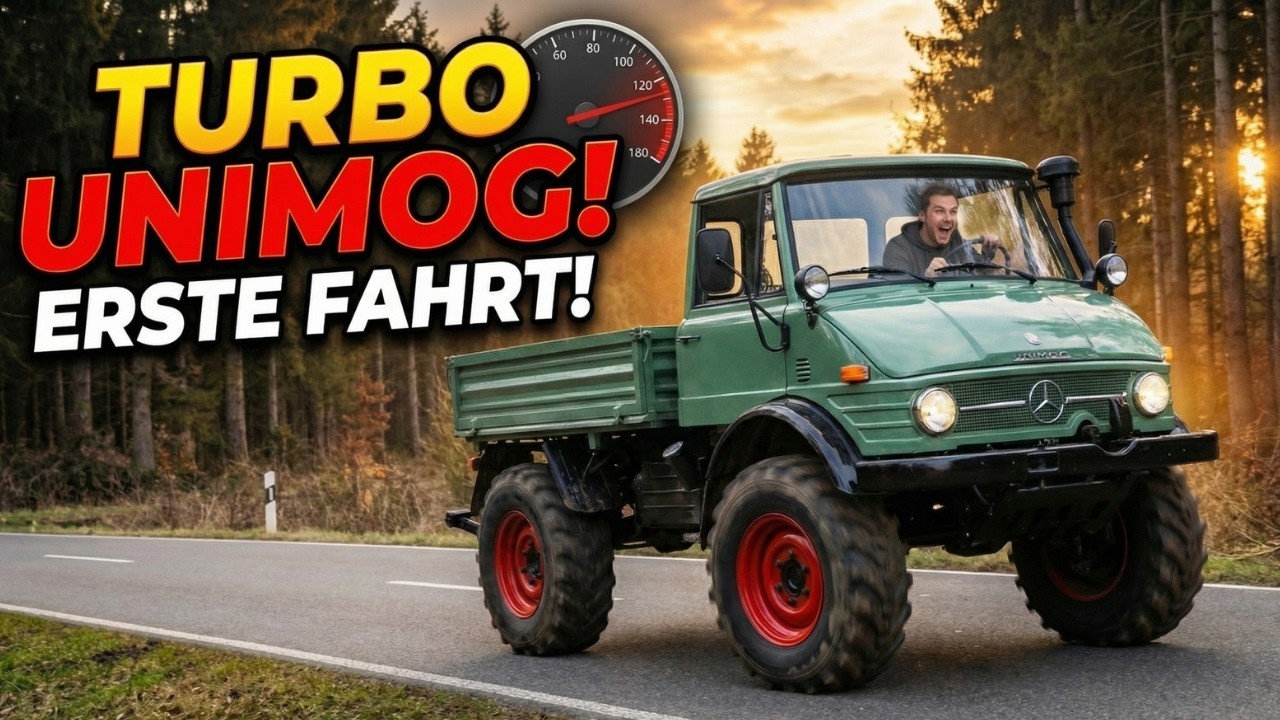 ERTSE FAHRT mit TURBO - UNimog 406 Turboumbau - Updates zum Turbokit