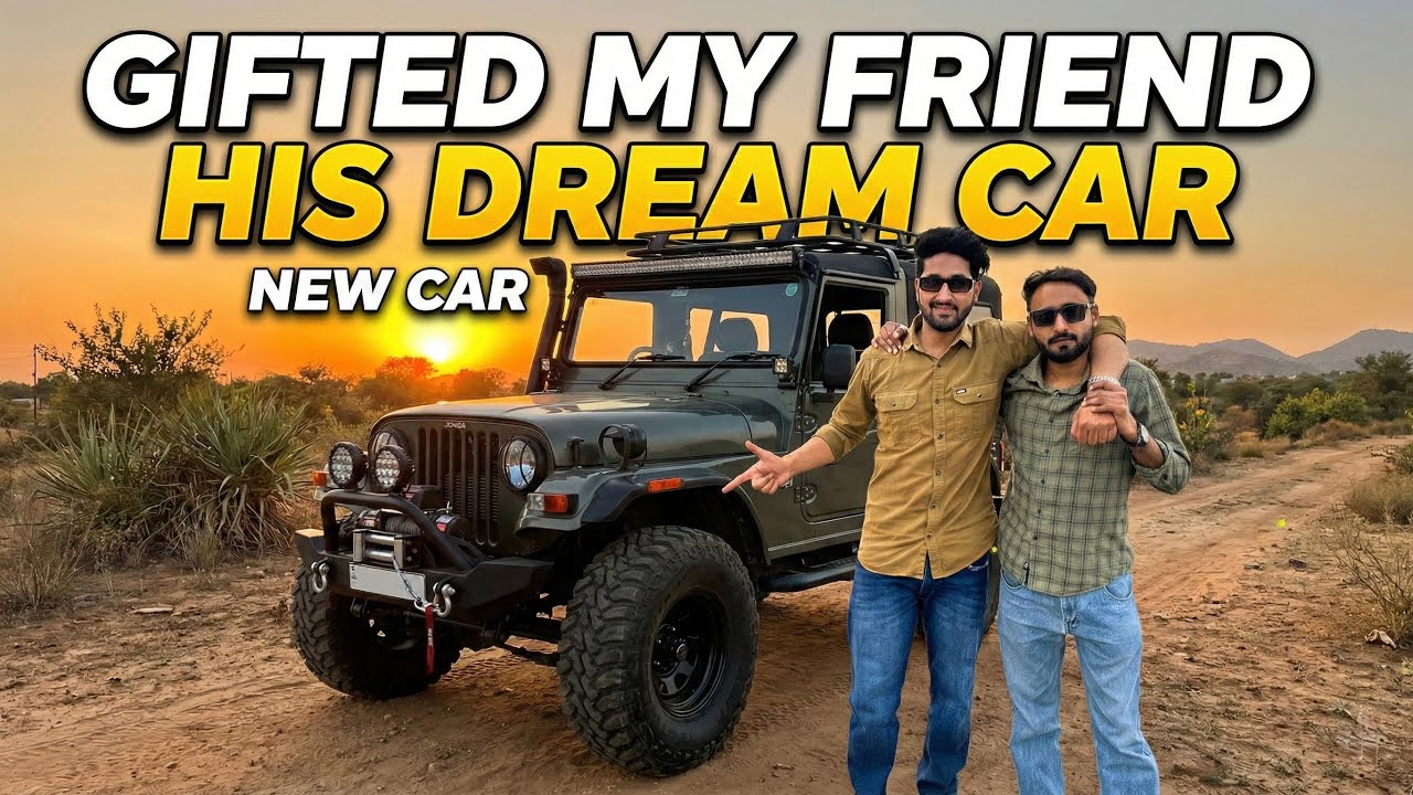 GIFTED MY FRIEND HIS DREAM CAR 