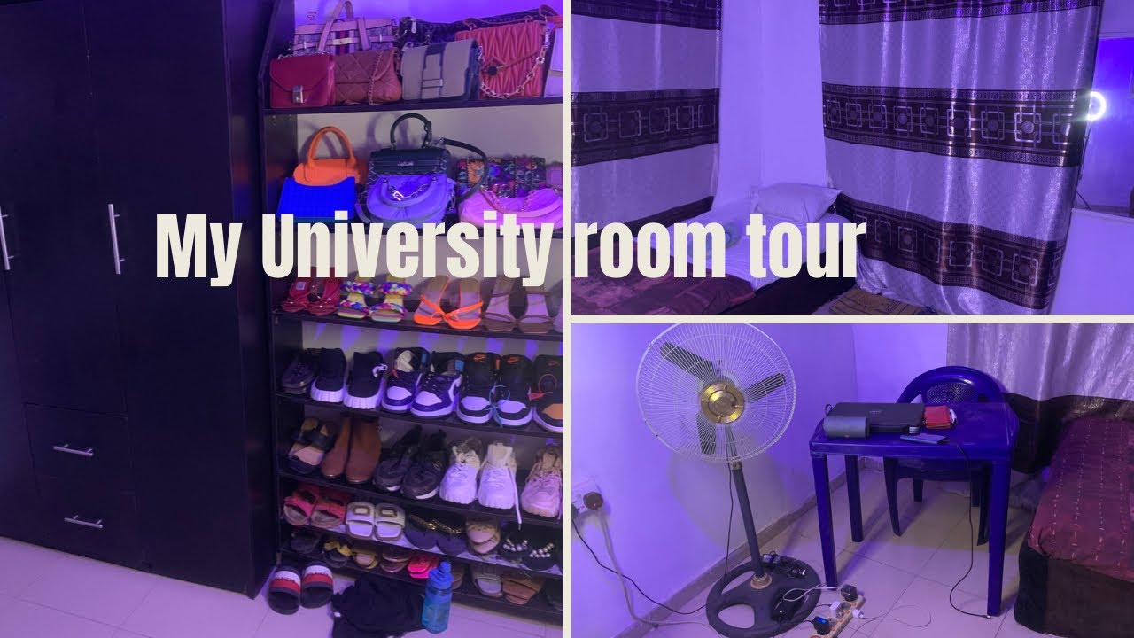 My Nigeria University room tour/minimalistic room tour