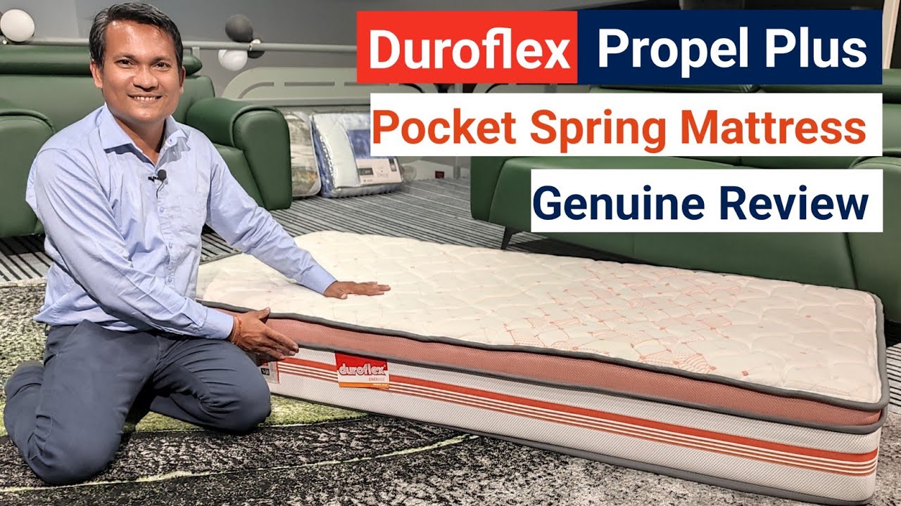 Duroflex Mattress Propel Plus Pocket Spring With Euro Top Genuine Review 2023.
