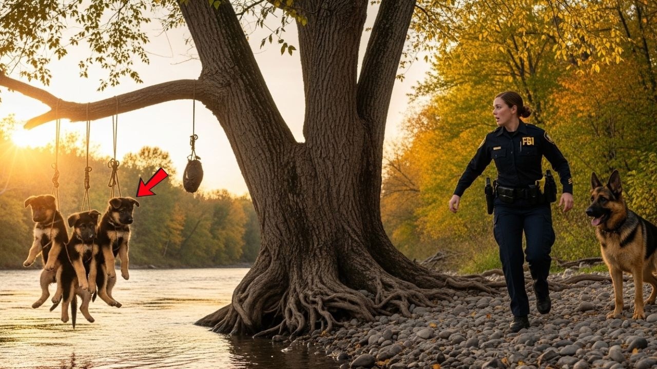 A Police Officer Saved Three Puppies Hanging From a Tree — Then He Discovered His Father’s Secret