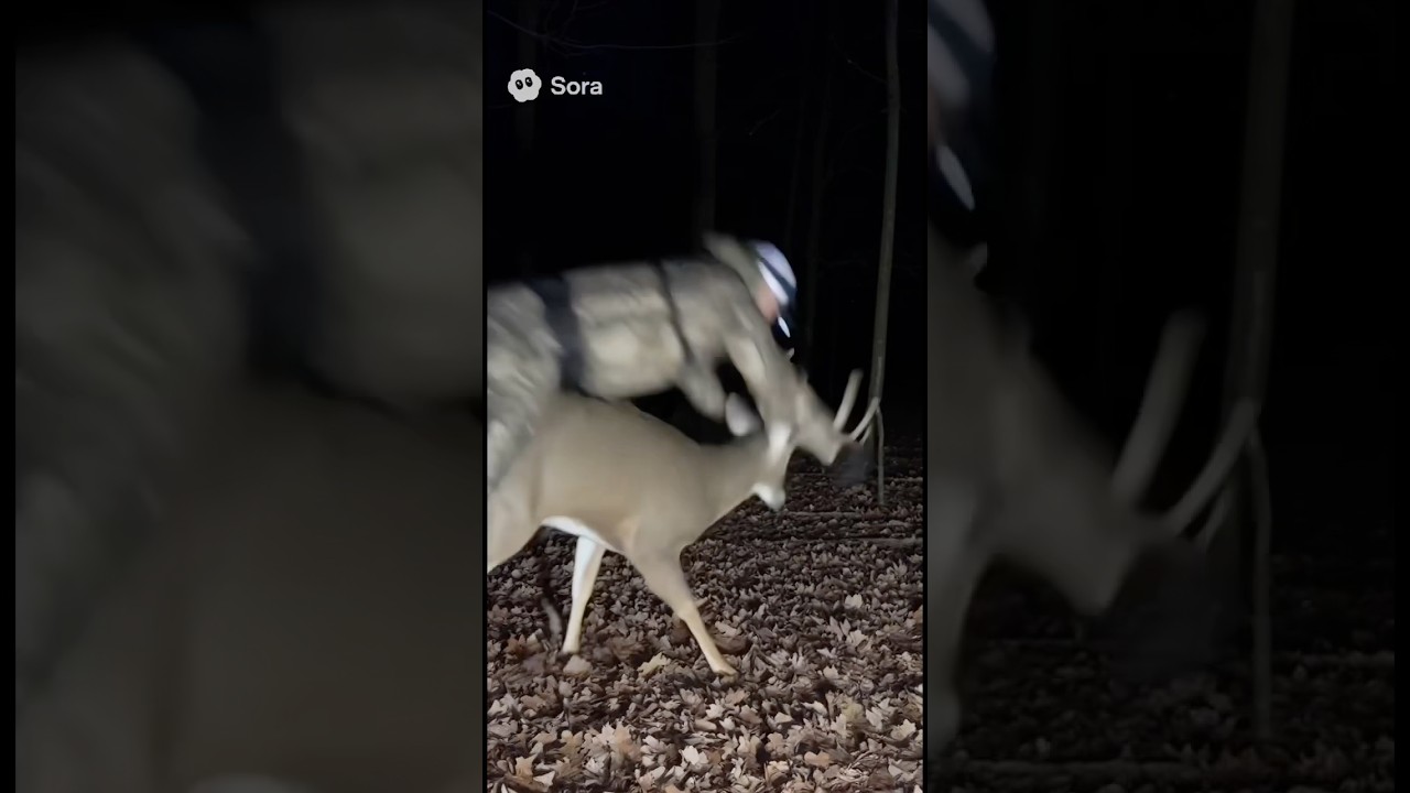 When you indeed try to &ldquo;catch&rdquo; a deer #deer #deerhunting #deerseason #funny