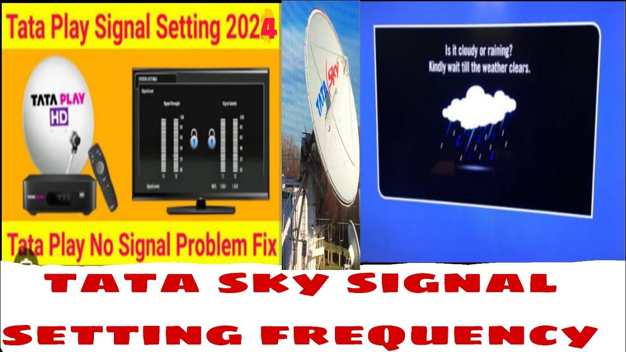 ⁦TATA SKY SIGNAL SETTINGS & FREQUENCY 📡📡🪛🪛🪛🔥🔥टाटा प्ले सिग्नल समस्या: केबल कनेक्शन की जाँच करें