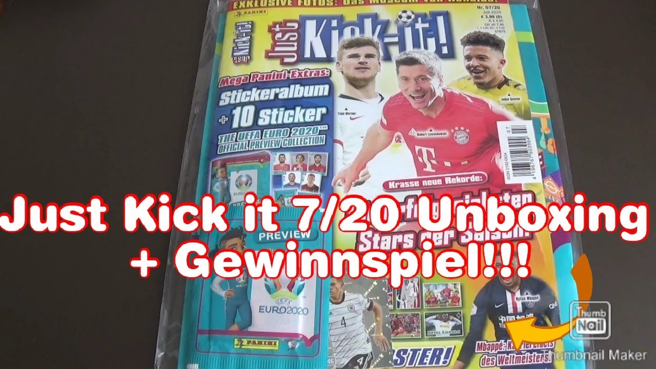 Just Kick it 7/20 Unboxing + Gewinnspiel!!!