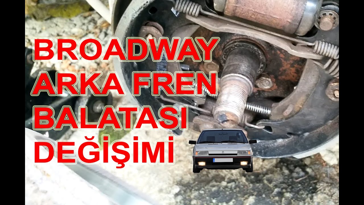 Renault 9 Broadway Arka Fren Balatası Değişim İşlemi
