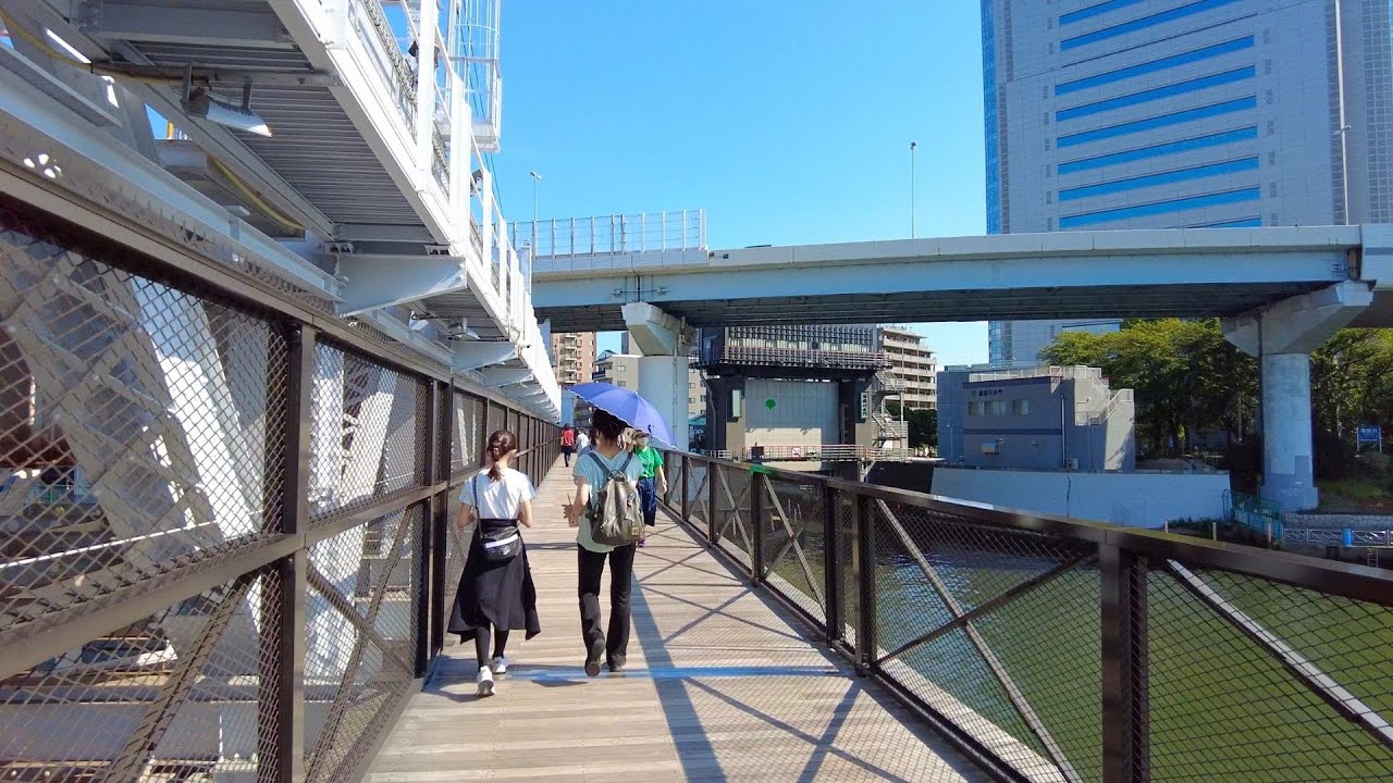【4K60】Walking Tokyo | Sumida River Walk to Tokyo Skytree(September 23, 2021)