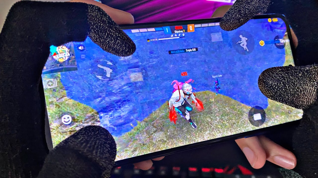 1vs4 Full Handcam Poco X3 PRO 🤩 1440 dpi