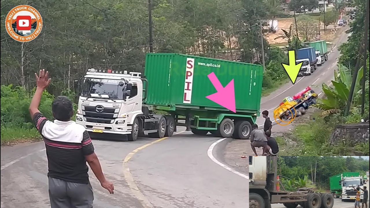 Container Truck Climbing a Hill &ndash; And the Unstoppable Disaster That Followed!