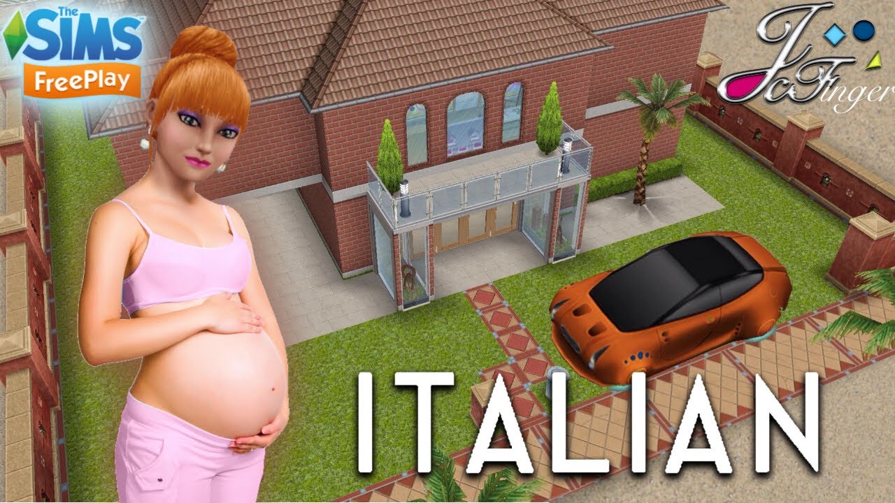 The Sims FreePlay 🇮🇹| ITALIAN HOME |🏠  PREGNANCY UPDATE.