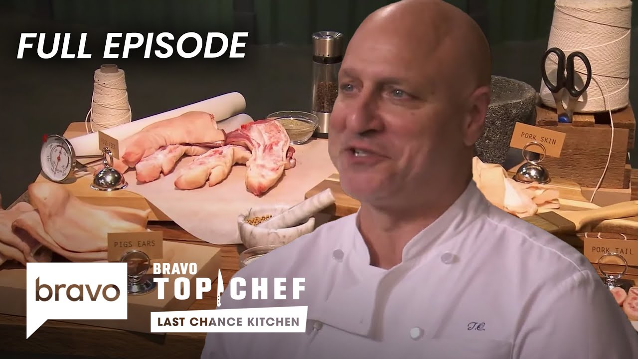 The Biggest Pork Challenge Yet | Top Chef: Last Chance Kitchen (S16 E09)