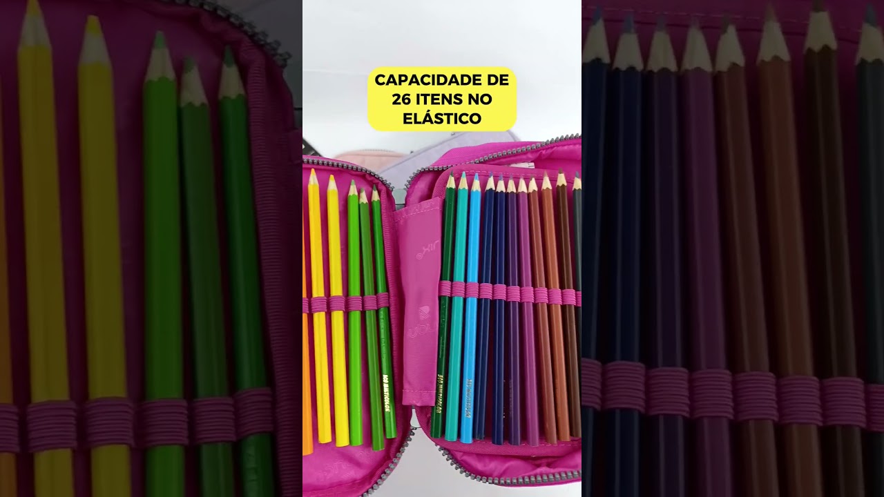 Estojo 100 pens Box da Chenson #papelaria #materialescolar #estojo #box #staedtlerpencil