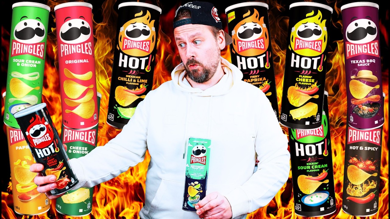 Maistelin KAIKKI PRINGLES-SIPSIT! Mikä on PARAS!? 🥔 🔥