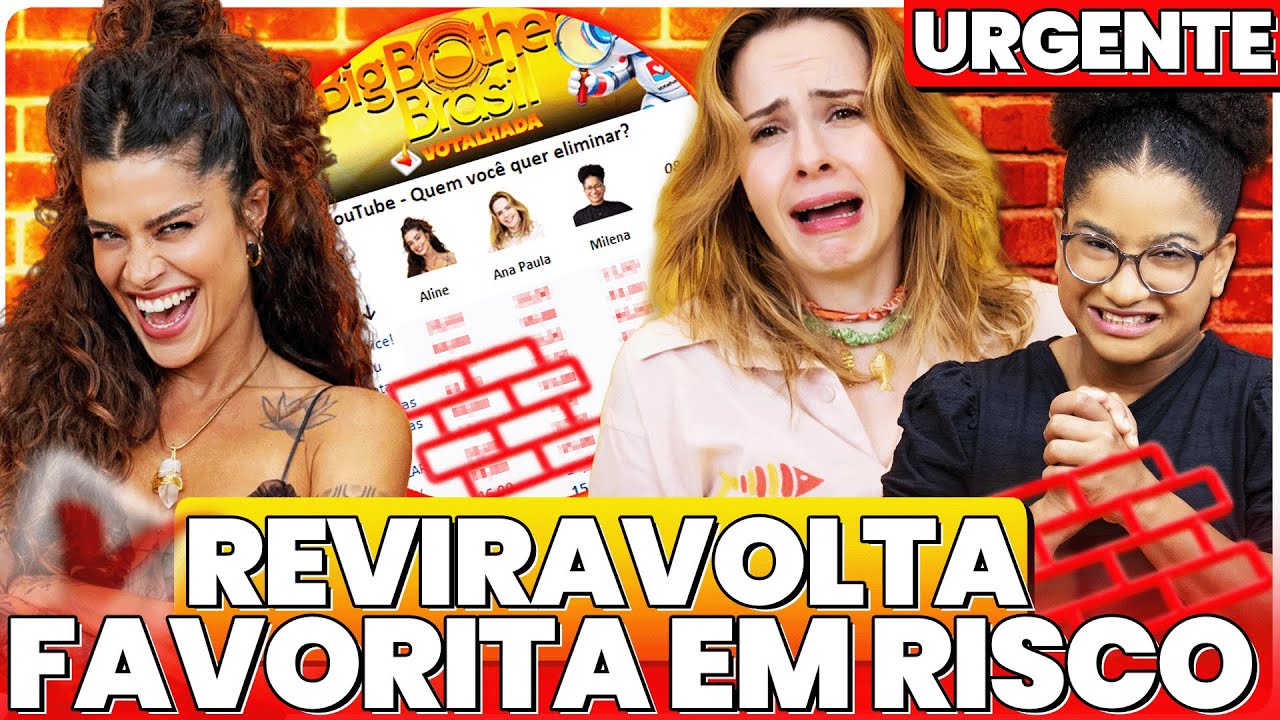 Enquete BBB 26: Sincerão muda resultado do Paredão e favorita está em risco