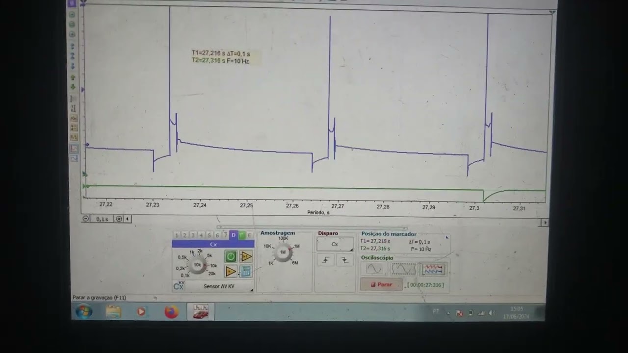 PEGANDO 1° SINAL PINÇAS DIS DO MTPRO MODELO (DIS / BASTAO )