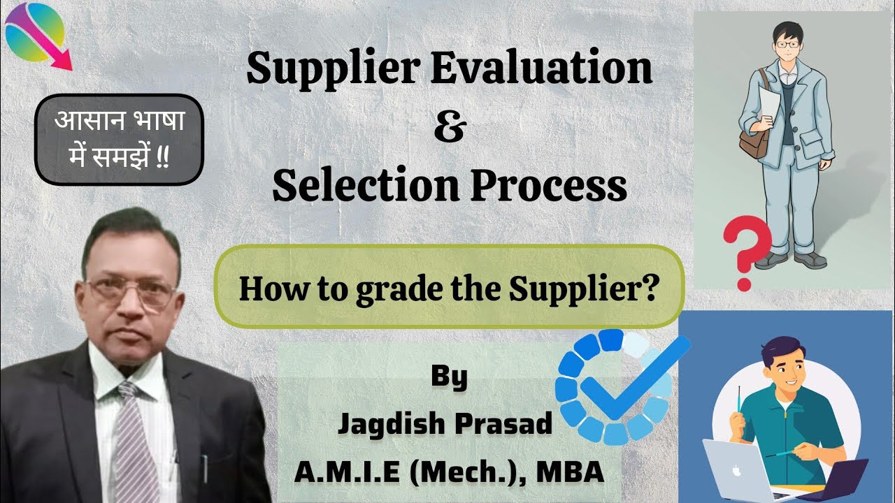 Supplier Evaluation & Selection process .(In Hindi)