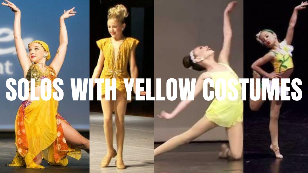 SOLOS WITH YELLOW COSTUMES RANKED // DANCE MOMS