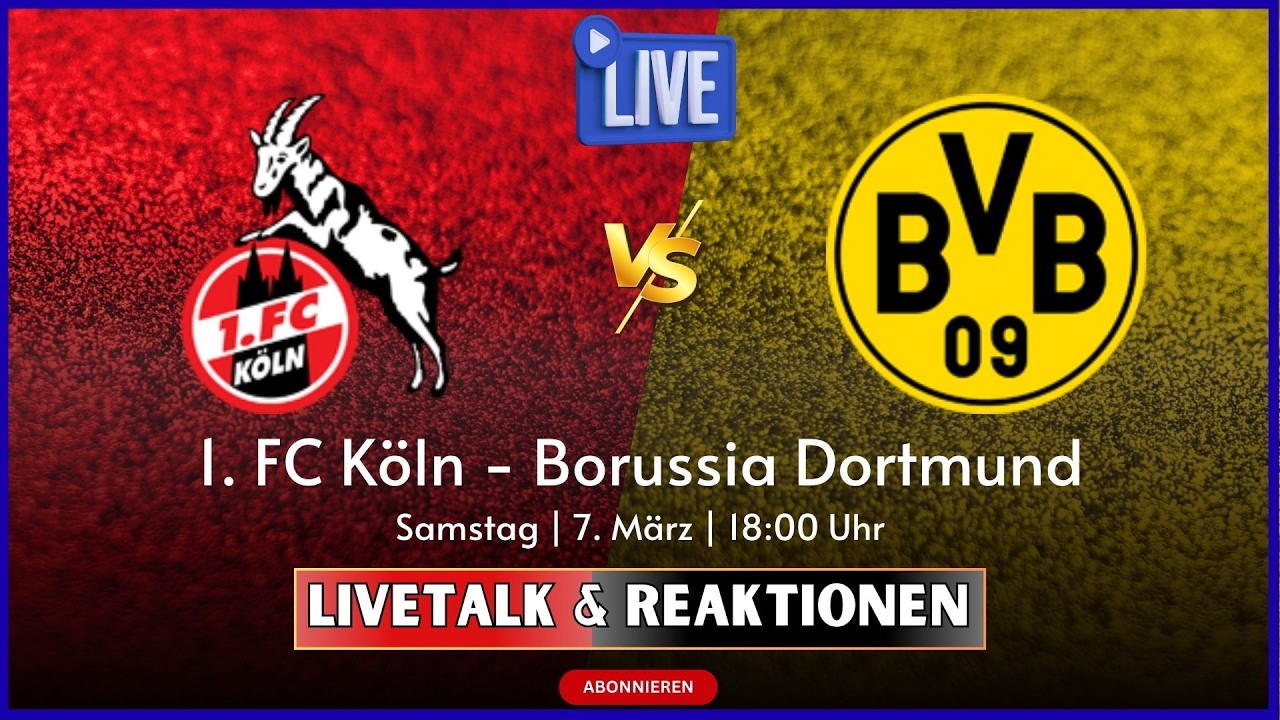 🔵25. Spieltag  | 1. FC Köln - Borussia Dortmund | 1.Bundesliga | Handy FORMAT | #KOE vs. #BVB