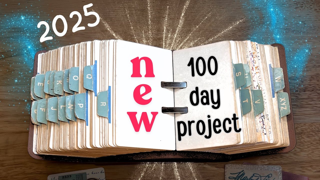 My new 100 day project of Rolodex art cards 📇