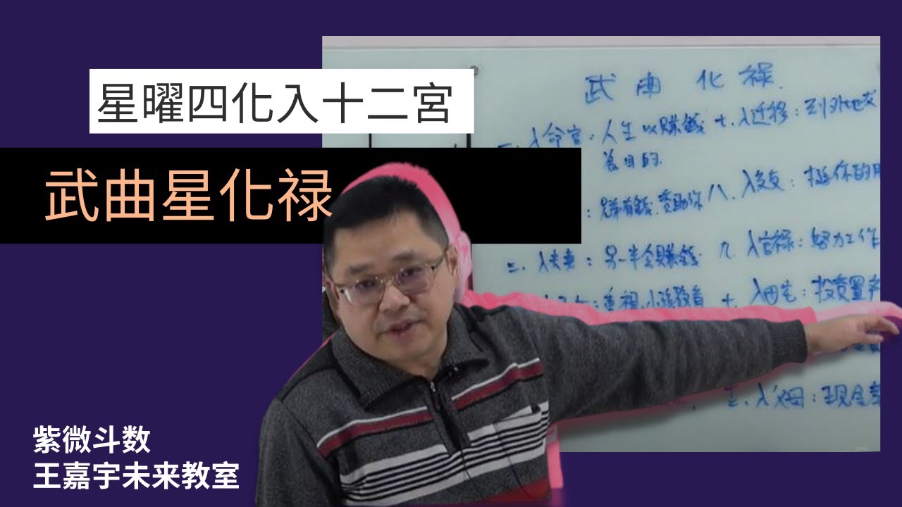 【星曜四化】武曲星化禄入十二宫｜王嘉宇未来教室