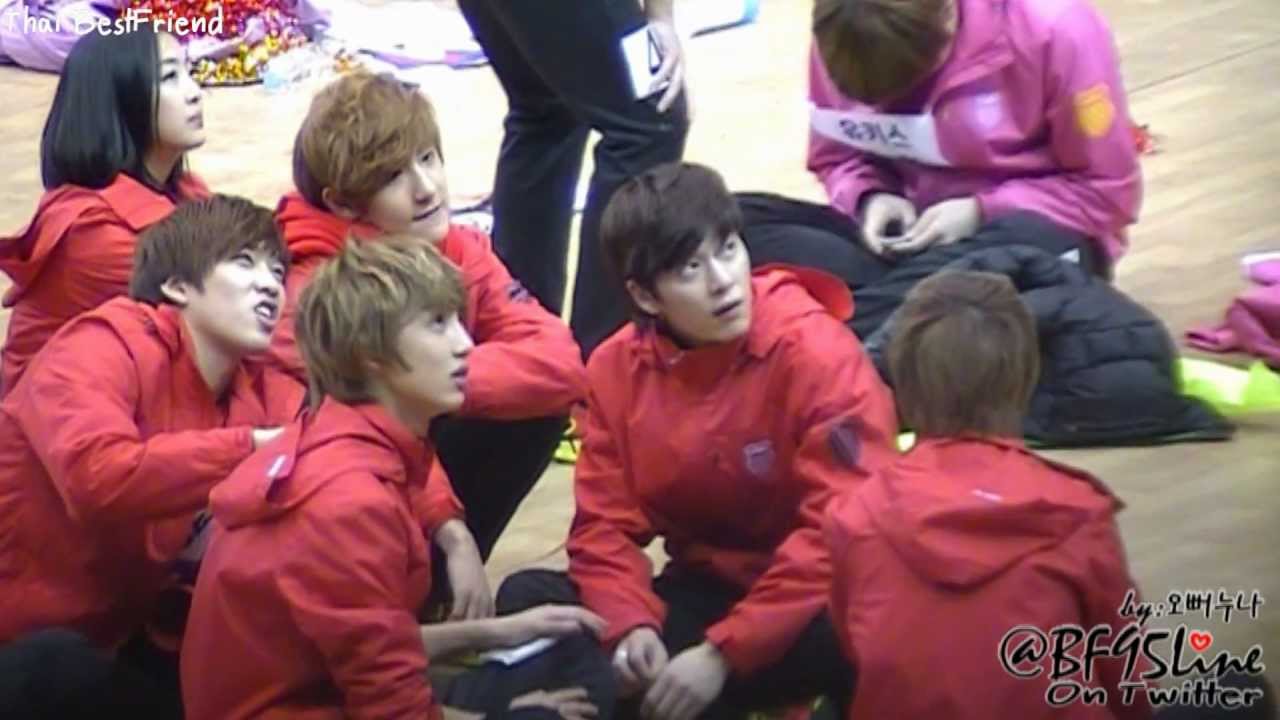 [FanCam] 120108 Boyfriend - Idol Athletic Championship