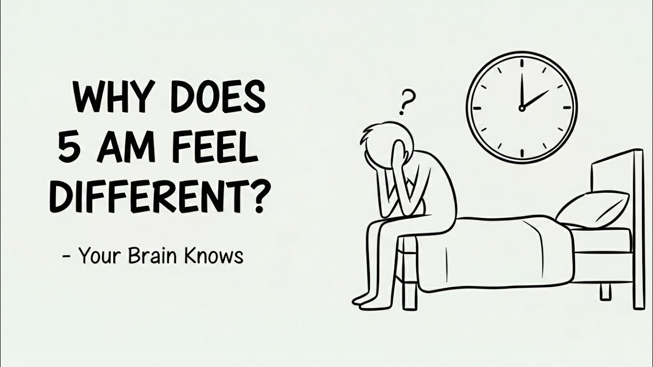 Why Waking Up at 5 AM Feels So Different (Psychology Explains It) #psychology 