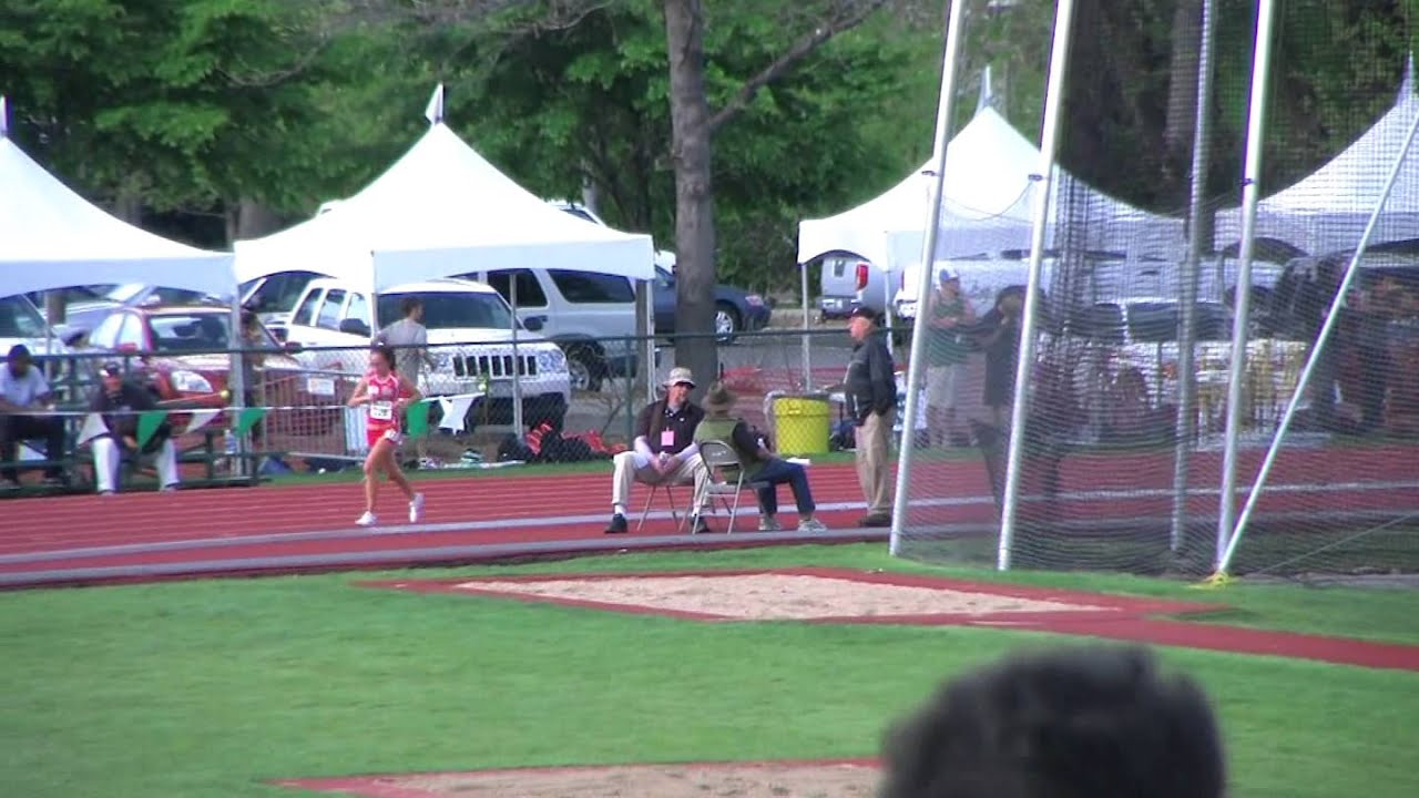 Marianne Hogan Alma Escobar San Diego State 10,000 meter run pt 32011 MWC Champs May 13, 2011