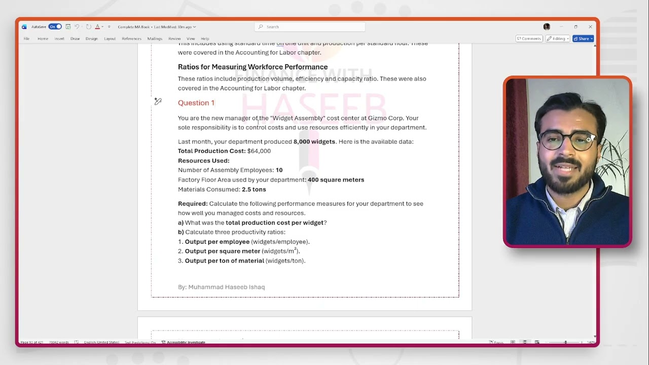 MA1 | Performance Measurement