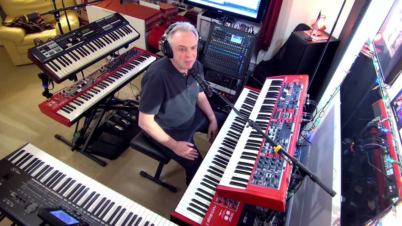 Fast Bossa on Nord Stage 4 over Lester K Rotary pedal.