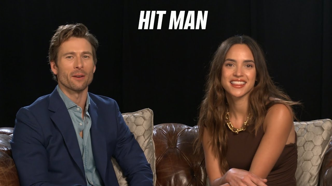 Interview with the Cast of Hit Man: Glen Powell and Adria Arjona