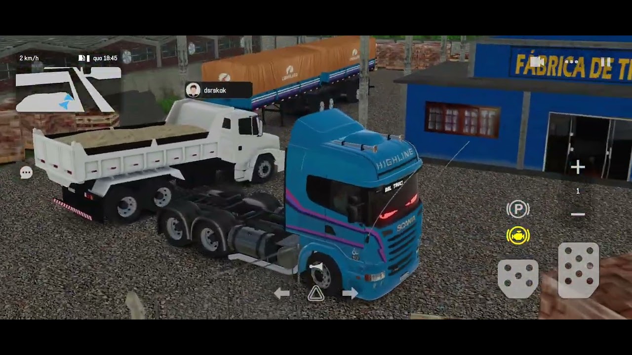 Global Truck Online, jogando online nas salas até fica de noite 🌃