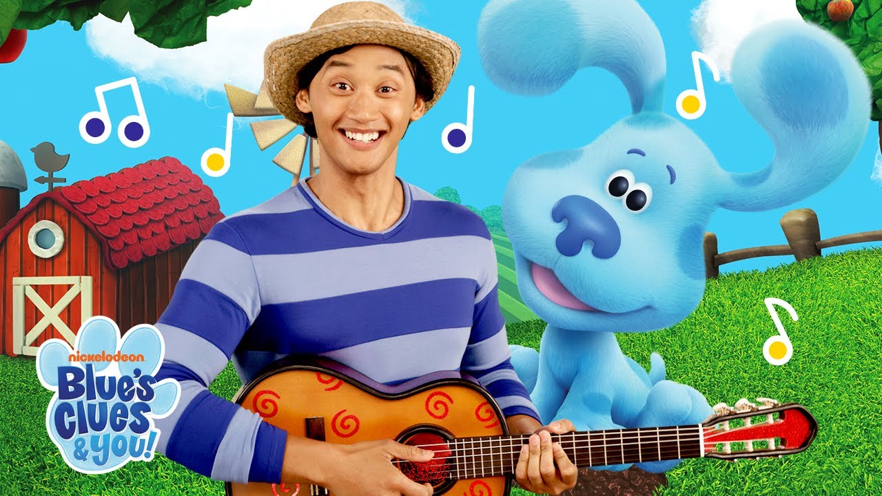 Old McDonald Nursery Rhyme Sing Along w/ Josh & Blue 🐷 Blue's Clues & You!