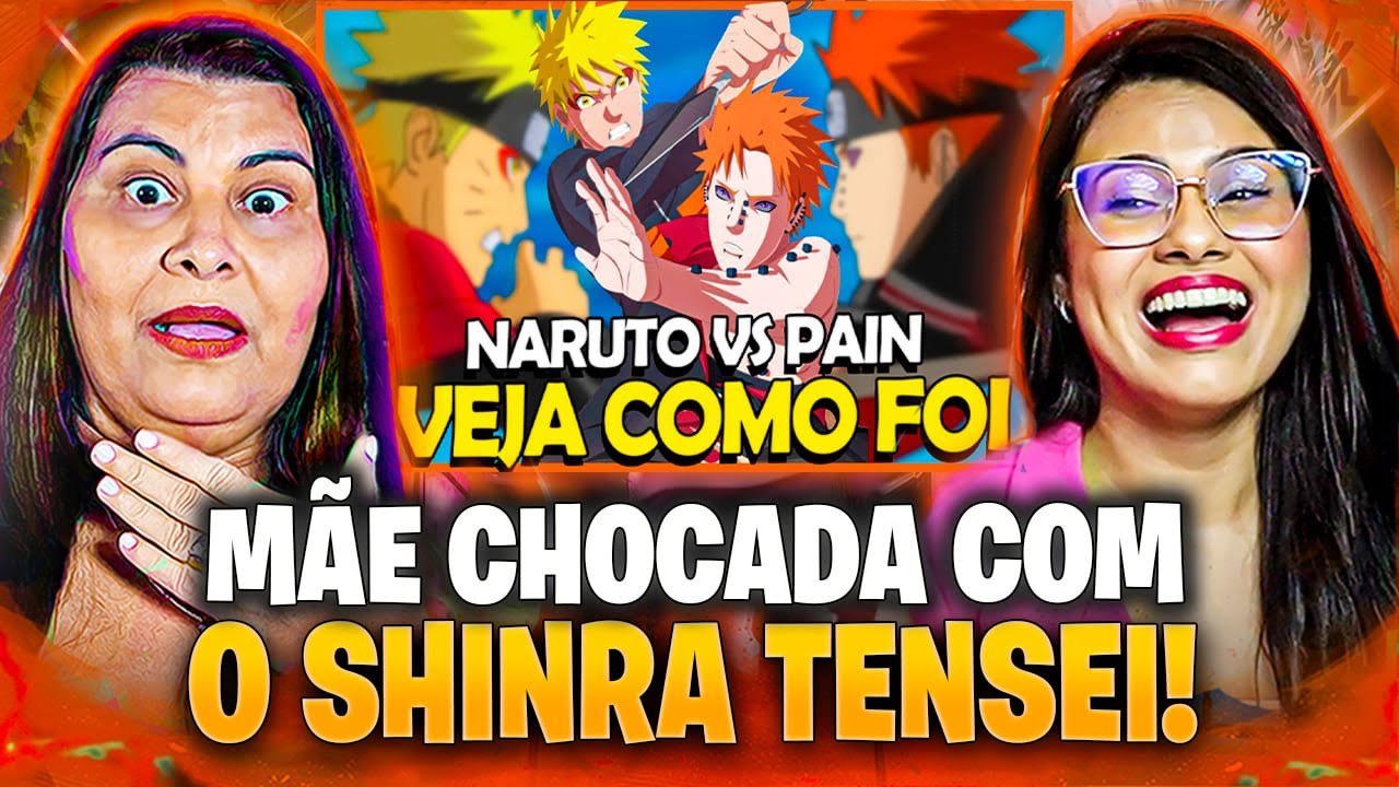 MÃE CRISTÃ FINALMENTE VIU! 😱 NARUTO VS PAIN: VEJA COMO FOI