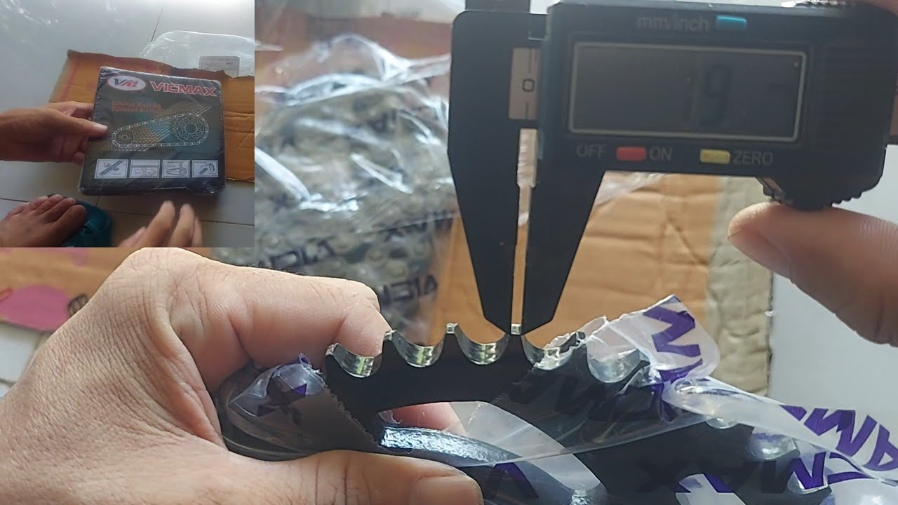 Review chi tiết bộ nhông sên dĩa vicmax giá rẽ, 160k cho ex 150 trên soppi. có đáng mua không?