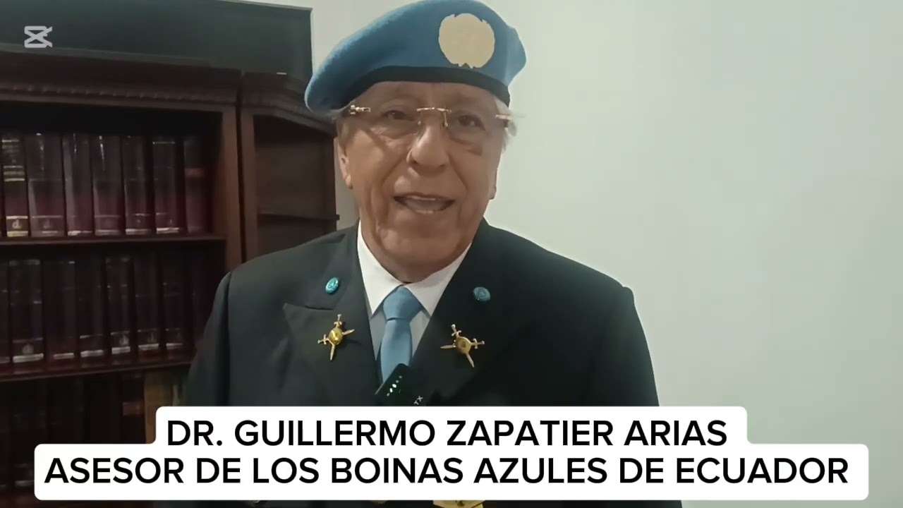MIEMBROS DE LOS BOINAS AZULES VISITARON QUEVEDO, SE DIÓ EN LA RESIDENCIA DEL AB. GUILLERMO ZAPATIER 
