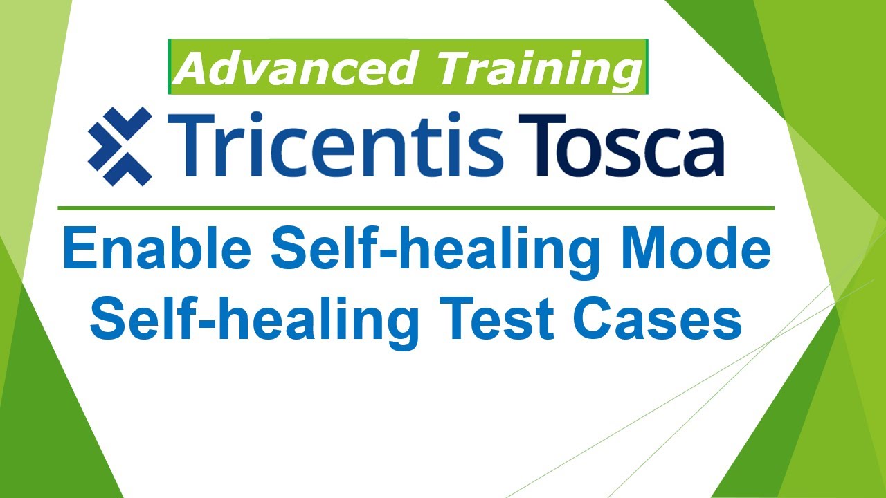 TRICENTIS Tosca 16.0 — Урок 26 | Включение режима самовосстановления | Тестовые случаи самовосста...