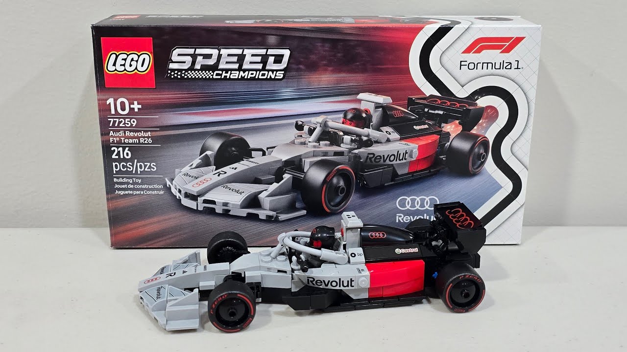 Обзор набора Lego Speed ​​Champions Audi Revolut F1 Team R26 (77259)!