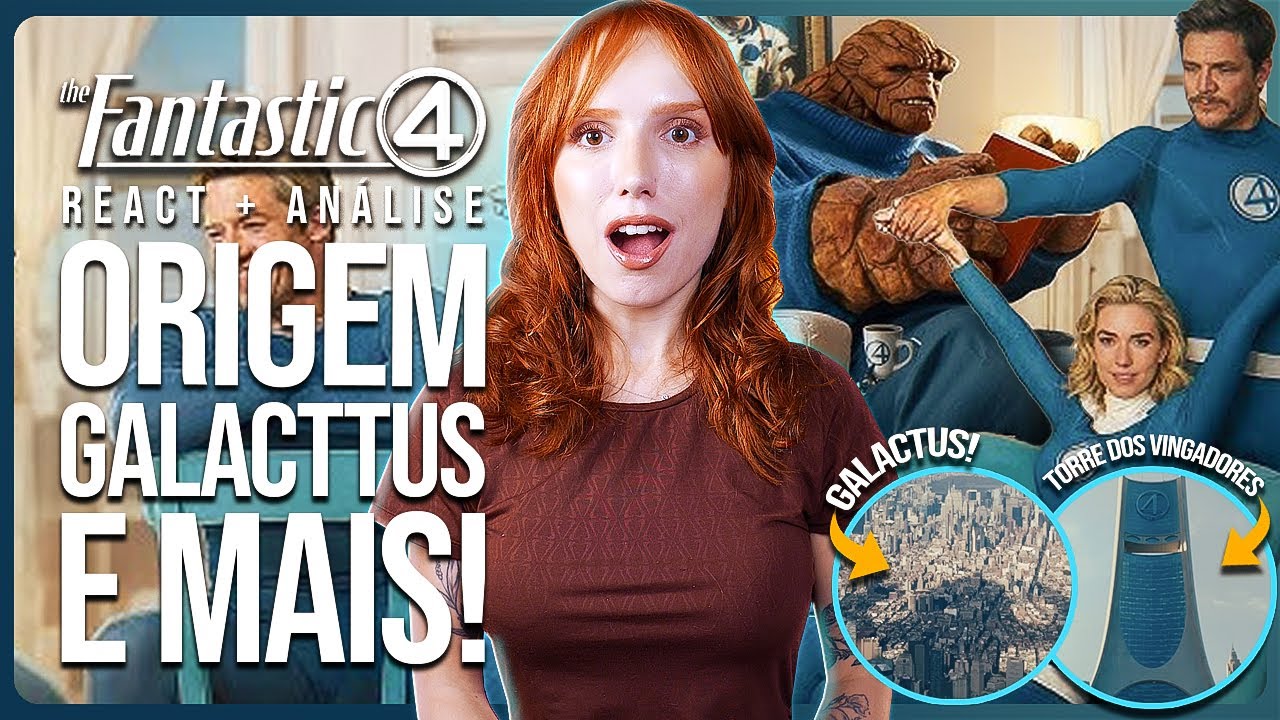 QUARTETO FANTÁSTICO: ESTOU NO HYPE! | Trailer React + Primeiras Impressões