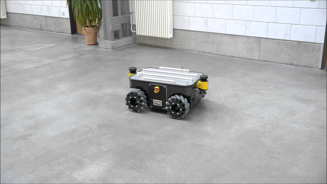 Mobiler Mecanum Roboter MPO-500 - Omnidirektionales Fahrverhalten