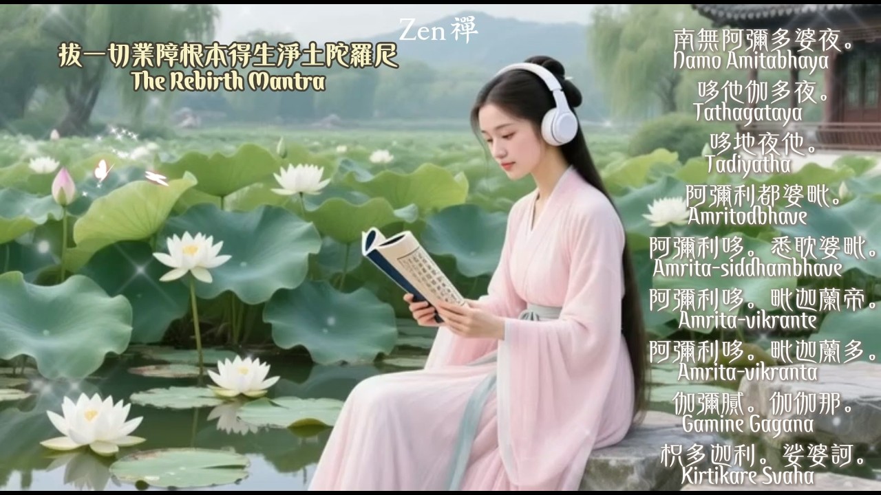 阿彌陀佛大願:拔一切業障根本得生淨土陀羅尼(溫暖鋼琴療癒版)Amitabha’s Vow:Warm Healing Piano Mantra