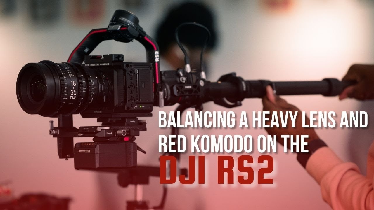 Balancing a heavy lens with Komodo on DJI RS2