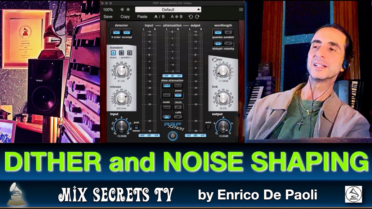 Dither and Noise Shaping. The Complete Guide! (English) - Mix Secrets TV - Enrico De Paoli