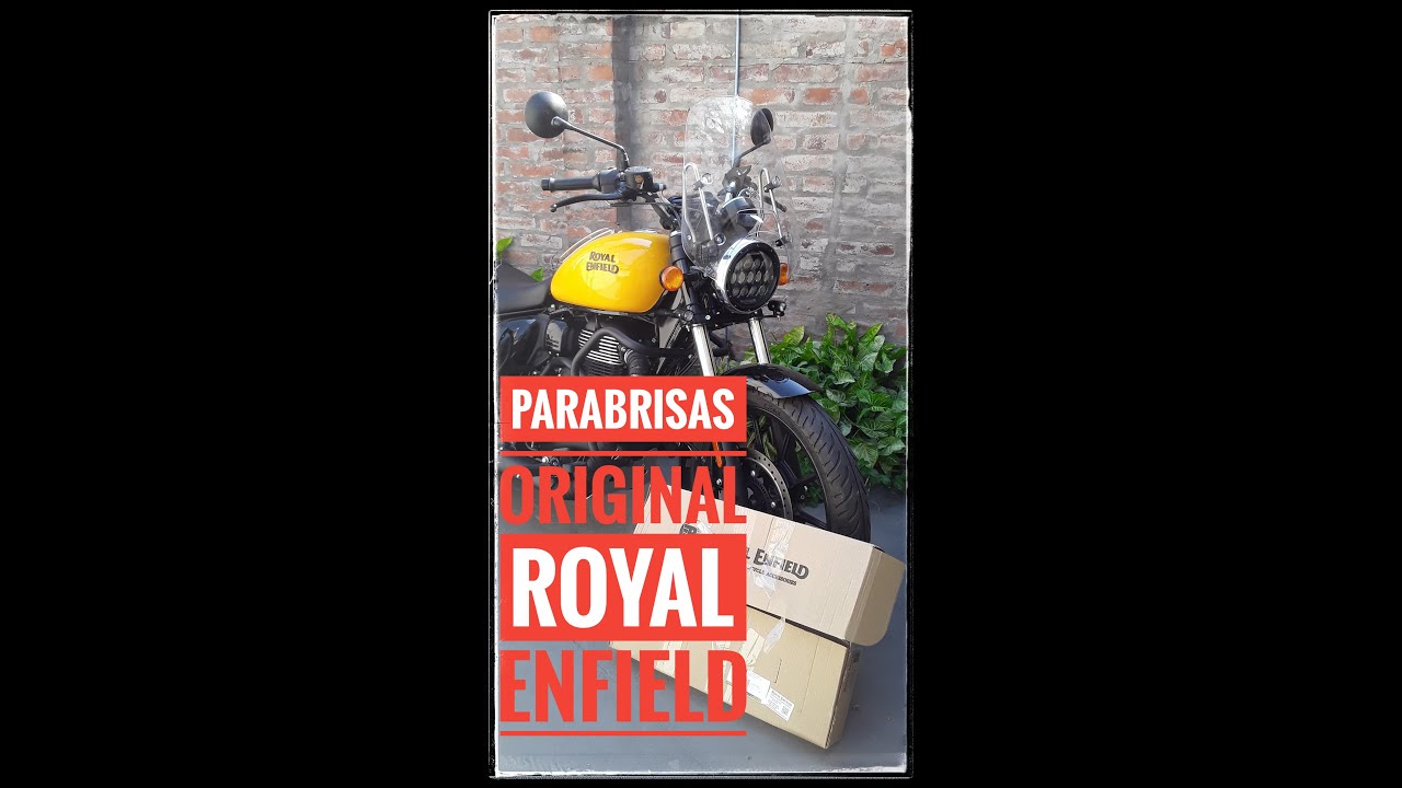 Tutorial e Instalacion del Parabrisas Original Royal Enfield Meteor 350