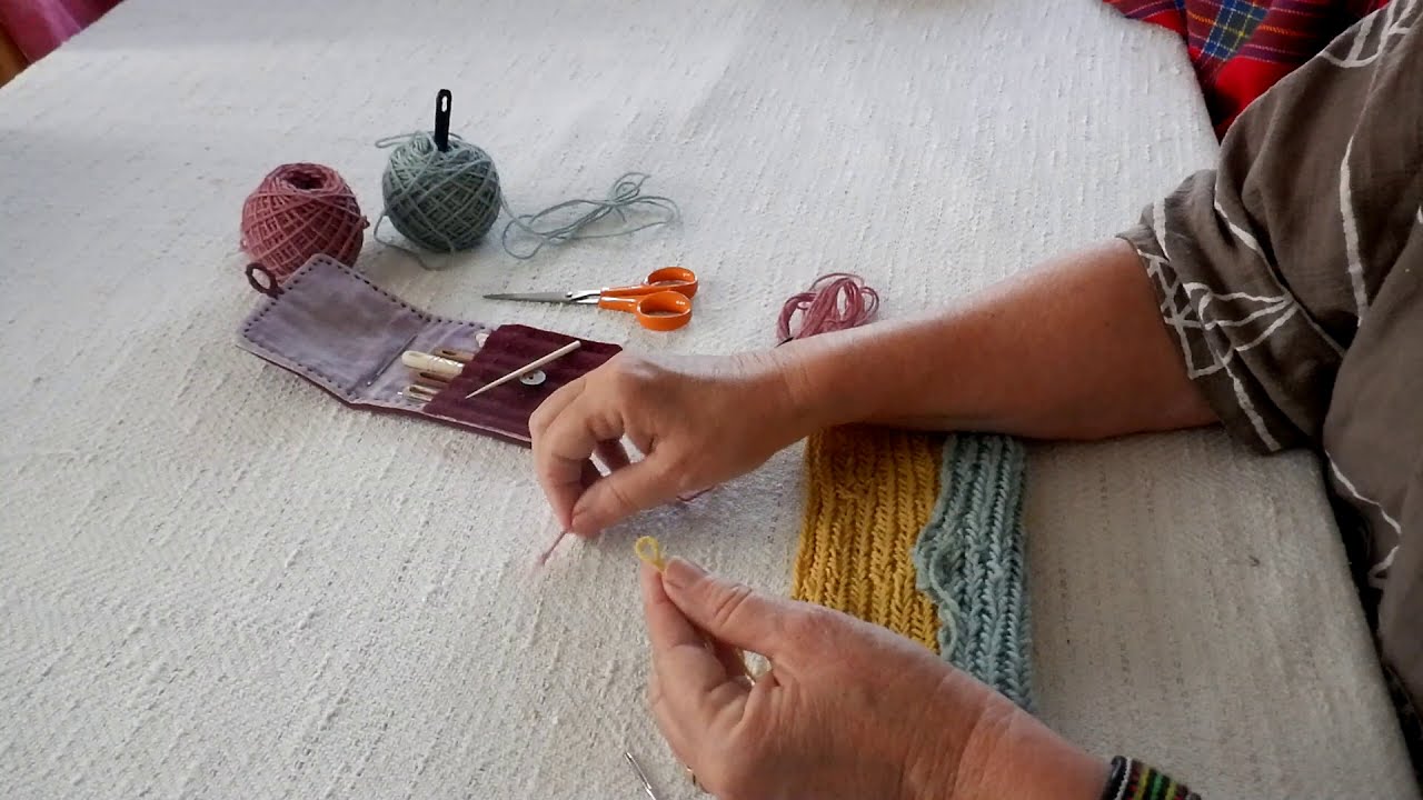 NAALBINDING - The Russian Join #nalbinding #naalbinding #needlebinding
